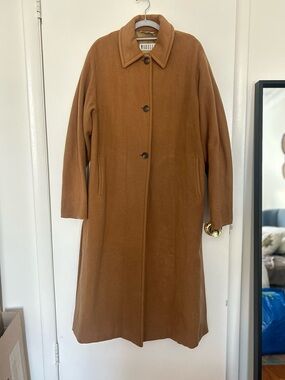 Vintage Marella Camel Wool Long Winter Coat